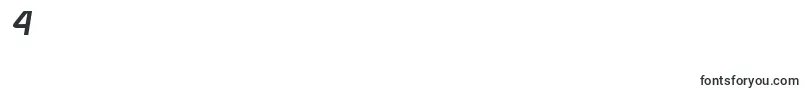 DigitalBoldItalic Font – Fonts for Digit 4