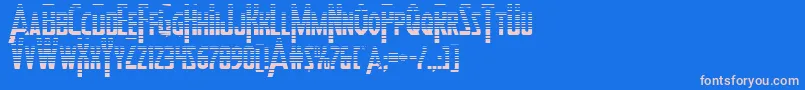 Heroesassemblegrad Font – Pink Fonts on Blue Background