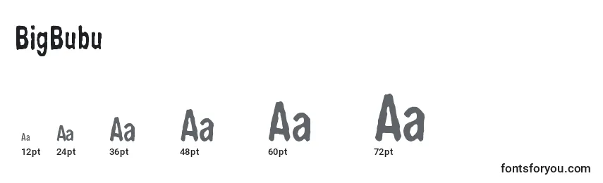 BigBubu Font Sizes
