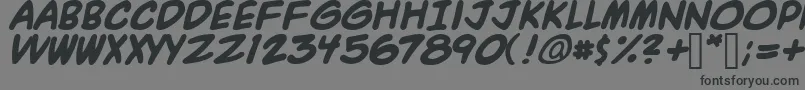 A.C.M.E.ExplosiveBold Font – Black Fonts on Gray Background