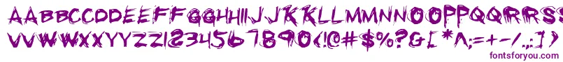 Rkill Font – Purple Fonts on White Background