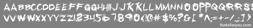 フォントRkill – 灰色の背景に白い文字