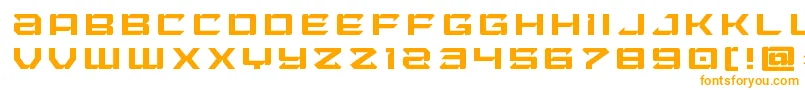 Шрифт Laserwolftitle – оранжевые шрифты