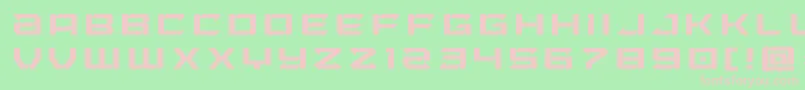 Laserwolftitle Font – Pink Fonts on Green Background