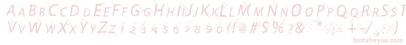 FartBubble Font – Pink Fonts on White Background