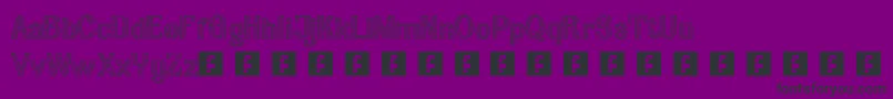 Arian-Schriftart – Schwarze Schriften auf violettem Hintergrund