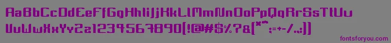 Miinnora Font – Purple Fonts on Gray Background