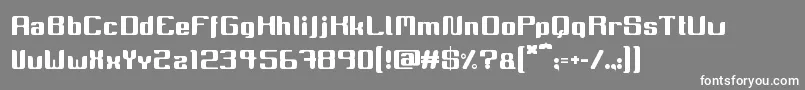 Miinnora Font – White Fonts on Gray Background