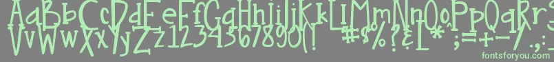 More about DjbNouveau Font DjbNouveau Font – Green Fonts on Gray Background