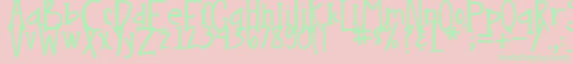 Más sobre la fuente DjbNouveau fuente DjbNouveau – Fuentes Verdes Sobre Fondo Rosa