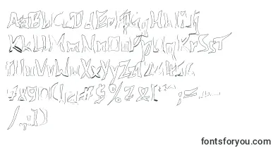 612kosheylineBold font – Fonts Starting With 6