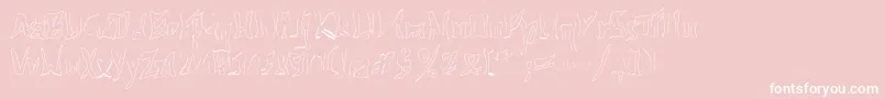 612kosheylineBold Font – White Fonts on Pink Background