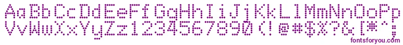 DotMatrix Font – Purple Fonts