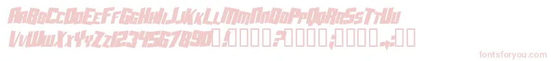 AftershockDebrisCondsolidItalic Font – Pink Fonts