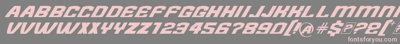 NeedForFont Font – Pink Fonts on Gray Background