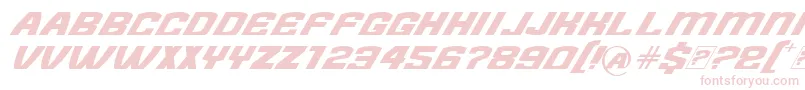 Więcej informacji o czcionce NeedForFont Czcionka NeedForFont – różowe czcionki na białym tle