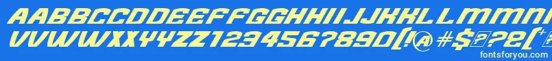 More about NeedForFont Font NeedForFont Font – Yellow Fonts on Blue Background