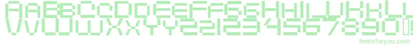 Digitalema-fontti – vihreät fontit