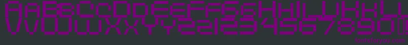 Digitalema Font – Purple Fonts on Black Background