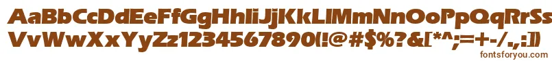Erasitcpeeult-fontti – ruskeat fontit