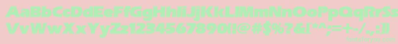 Erasitcpeeult Font – Green Fonts on Pink Background