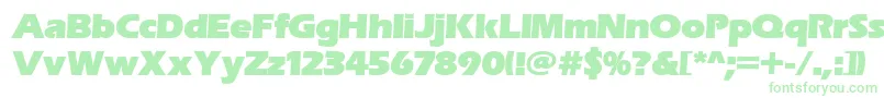 Шрифт Erasitcpeeult – зелёные шрифты