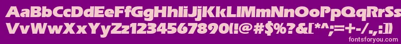 Шрифт Erasitcpeeult – розовые шрифты на фиолетовом фоне