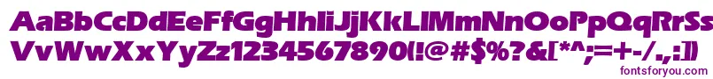 Шрифт Erasitcpeeult – фиолетовые шрифты на белом фоне