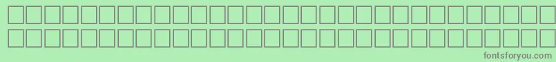 Шрифт EmmettRegular – серые шрифты на зелёном фоне