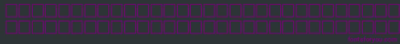 Шрифт EmmettRegular – фиолетовые шрифты на чёрном фоне