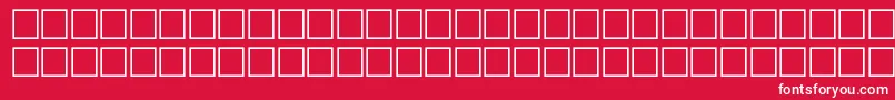 EmmettRegular Font – White Fonts on Red Background