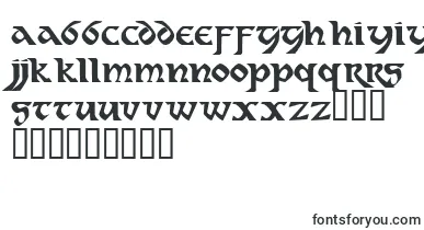 Dahaut font – frisian Fonts