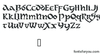 Dahaut font – strict Fonts