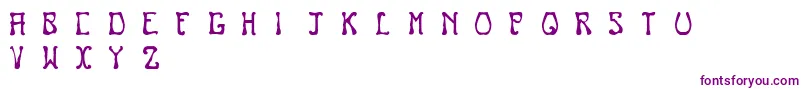 Nouveau Font – Purple Fonts on White Background