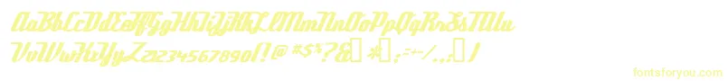 DeftoneStylus-Schriftart – Gelbe Schriften
