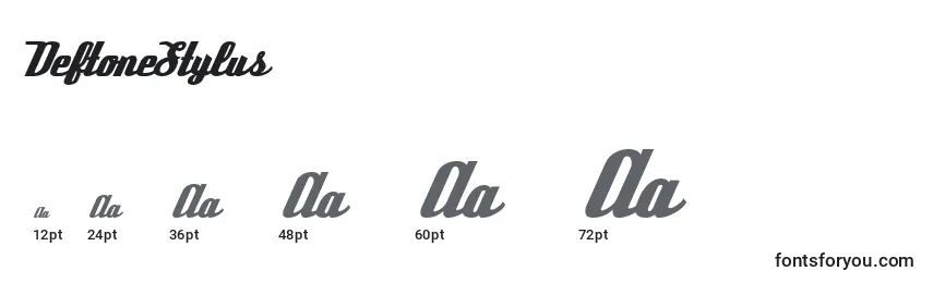 DeftoneStylus Font Sizes