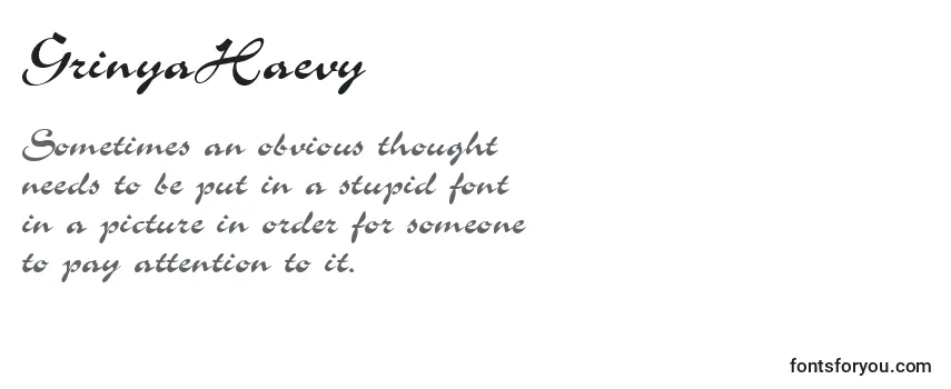GrinyaHaevy-fontti