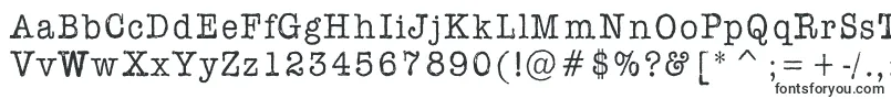 AflFontPespayeNonmetric Font – Fonts for Adobe Reader