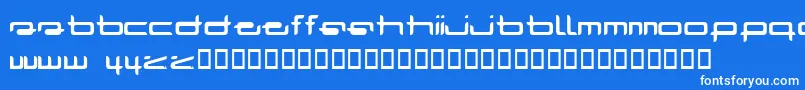 フォントRadar ffy – 青い背景に白い文字