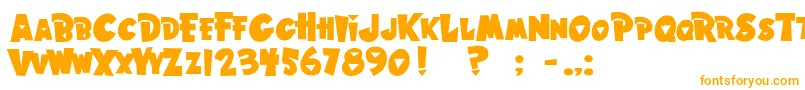 HawaiianPunk-Schriftart – Orangefarbene Schriften