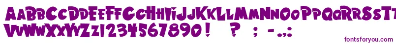 HawaiianPunk-fontti – violetit fontit