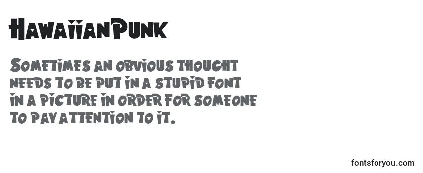 Шрифт HawaiianPunk