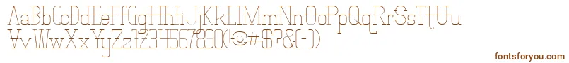 Vloderstone Font – Brown Fonts on White Background
