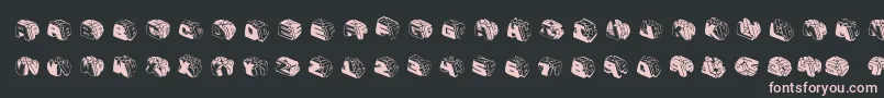 Typeboxesrounded2 Font – Pink Fonts on Black Background