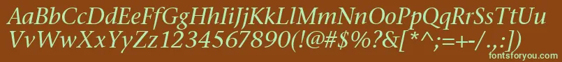 Más sobre la fuente StoneSerifItcTtMediumitalic fuente StoneSerifItcTtMediumitalic – Fuentes Verdes Sobre Fondo Marrón
