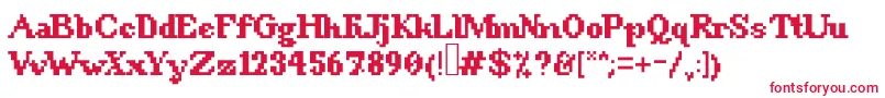 8BitSnobbery Font – Red Fonts