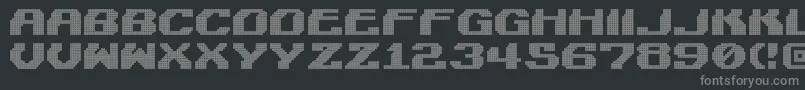 LightmanPixel Font – Gray Fonts on Black Background
