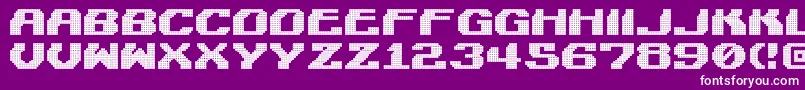 LightmanPixel Font – White Fonts on Purple Background