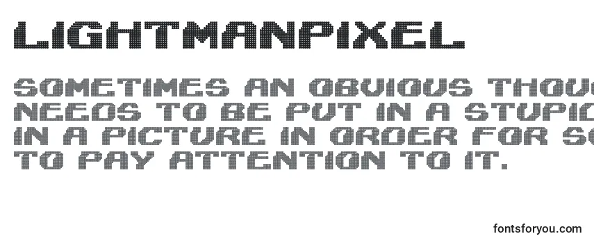 Обзор шрифта LightmanPixel