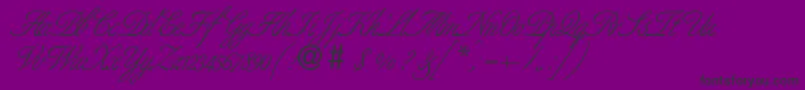 BestdbNormal Font – Black Fonts on Purple Background